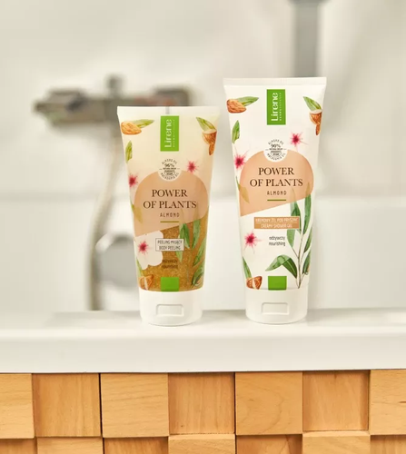 Lirene Power Of Plantis Odżywczy Kremowy Żel pod Prysznic Migdał 200ml