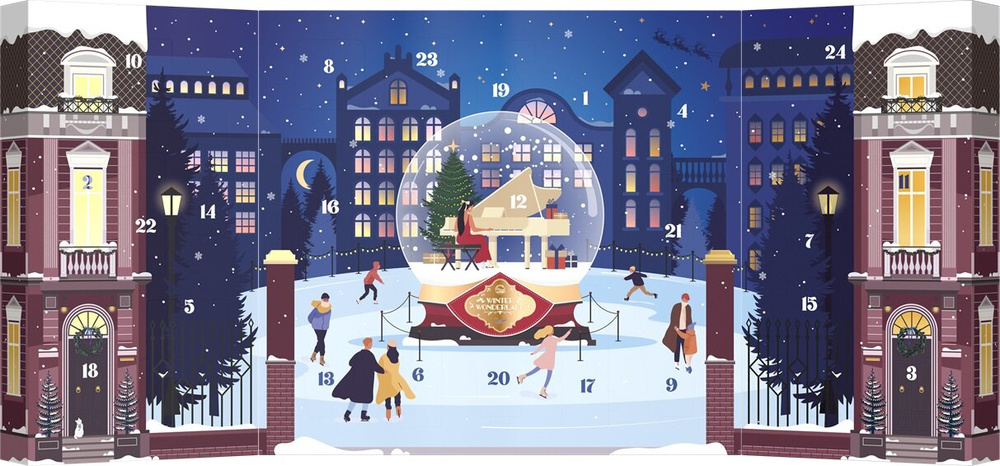 OnlyBio and Wedel Hair in Balance Winter Wonderland Advent Calendar 24 Pieces