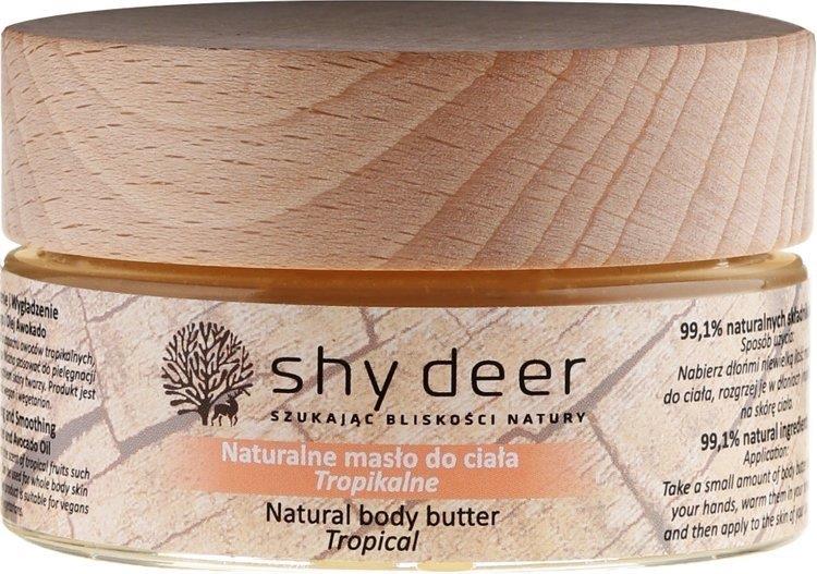 Shy Deer Natural Vegan Tropical Body Butter with Mango and Papaya Scent 100ml