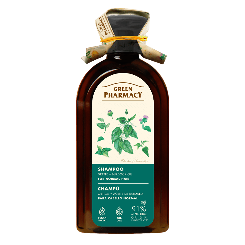Green Pharmacy Shampoo for Normal Hair with Nettle Extract Preventing Dandruff 350ml