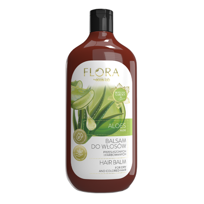 Flora by EcosLab Aloe Balm for Dry and Dyed Hair 500ml