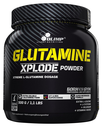 Olimp Glutamine Xplode Orange L-Glutamine with Vitamins for Recovery 500g