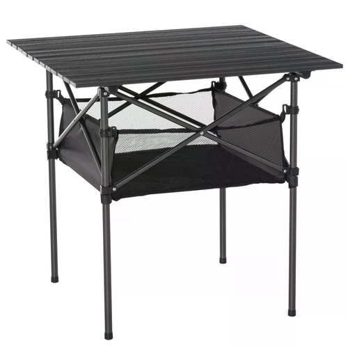 Outsunny Outdoor Folding Camping Table W/ Storage Bag, Portable for Garden Beach Picnic
