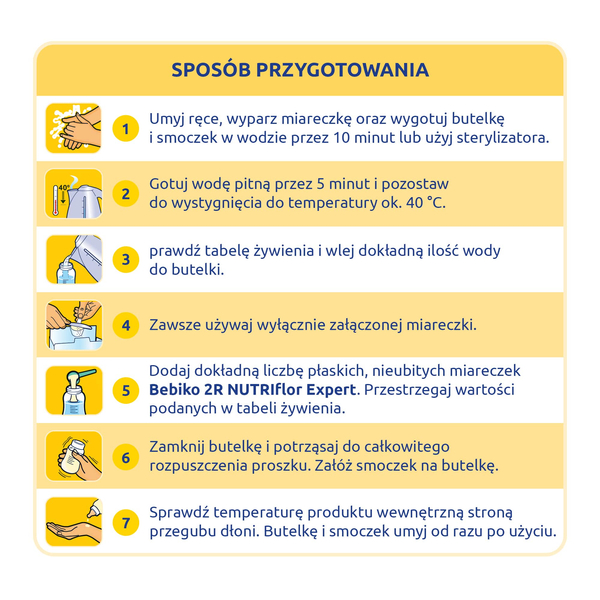 Bebiko 2R NutriFlor Expert Mleko Następne z Kleikiem Ryżowym dla Niemowląt powyżej 6. Miesiąca Życia 600g