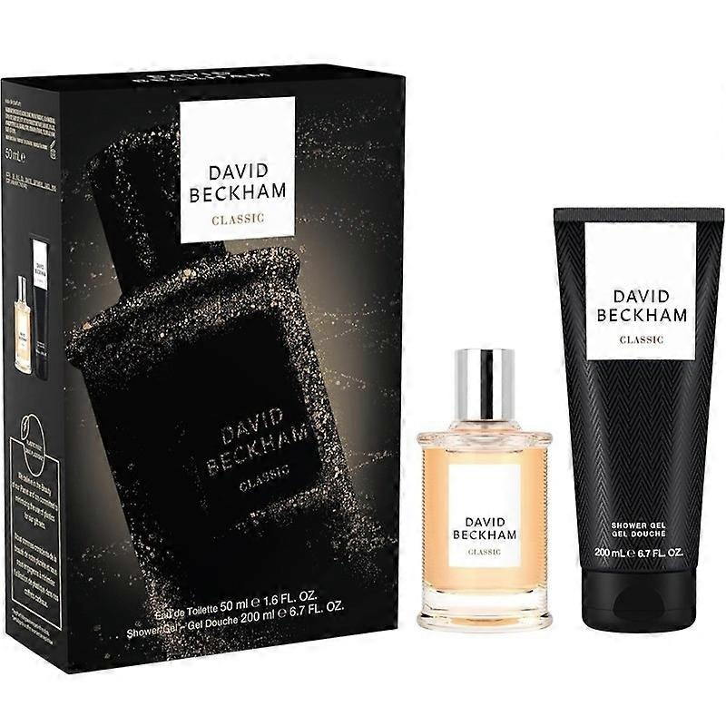 David Beckham Classic Gift Set 50ml EDT + 200ml Shower Gel Set for Men 1 Piece