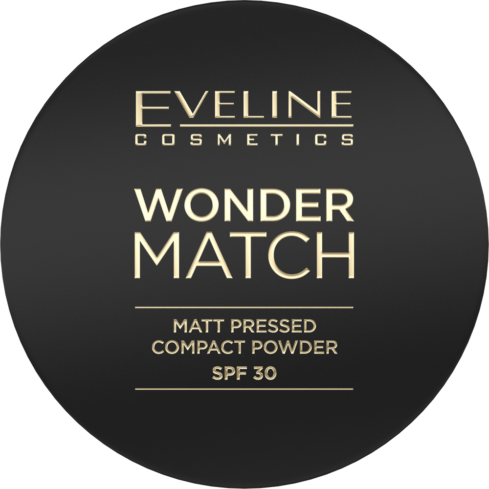 Eveline Wonder Match Matowy Puder Prasowany z Filtrem SPF30 01 Light Beige 8g