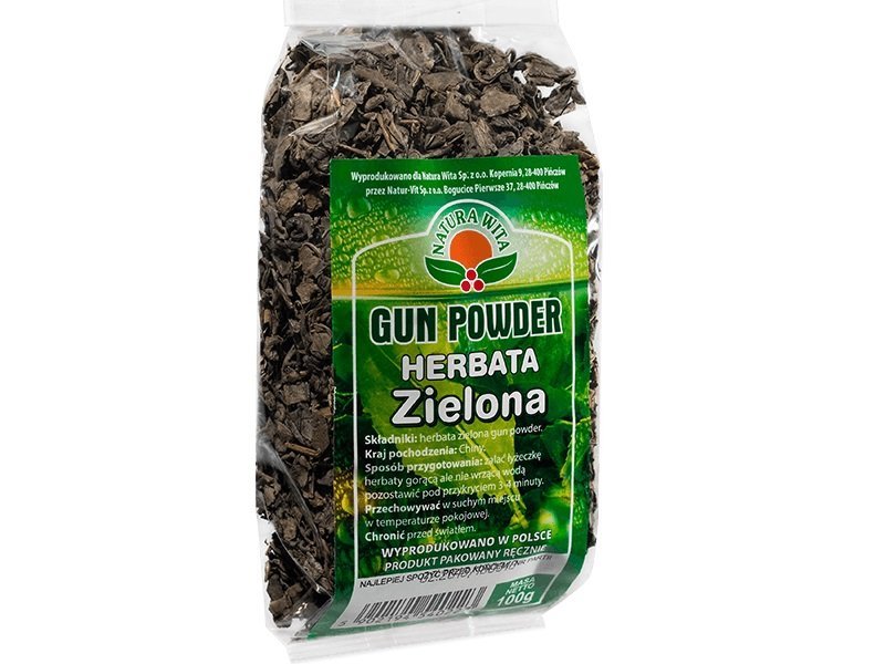 Natura Wita Gun Powder Very Aromatic Green Tea with Slimming Properties 100g