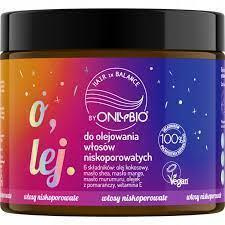 OnlyBio Hair In Balance Nawilżający Olej do Olejowania Włosów Niskoporowatych 150ml