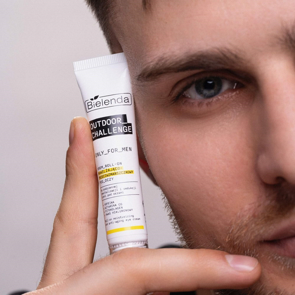 Bielenda Only for Men Outdoor Challenge Nawilżający Krem Przeciwzmarszczkowy Roll-On pod Oczy 15ml