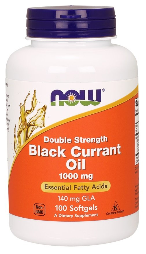 Black Currant Oil, 1000mg - 100 softgels
