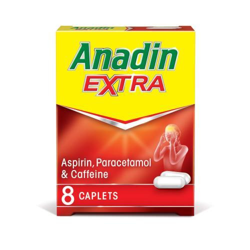 Anadin Extra Środek Przeciwbólowy na Bóle 8 Tabletek