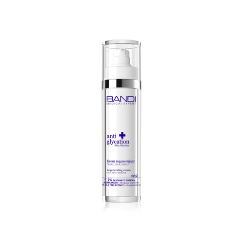 Bandi Anti Glycation Regenerujący Krem Twarz Szyja Dekolt dla Skóry Zmęczonej na Noc 50ml