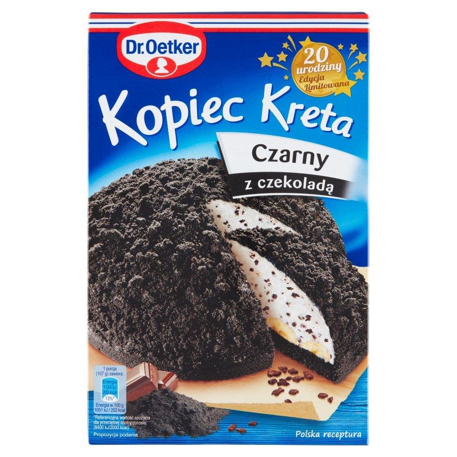 Dr. Oetker Ciasto Kopiec Kreta Czarny z Czekoladą 420g