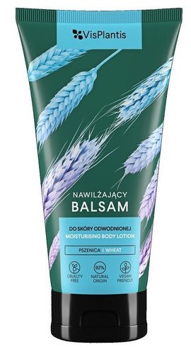 Vis Plantis Nawilżający Balsam do Ciała z Ekstraktami z Kiełków Pszenicy i Owsa do Skóry Odwodnionej 200ml