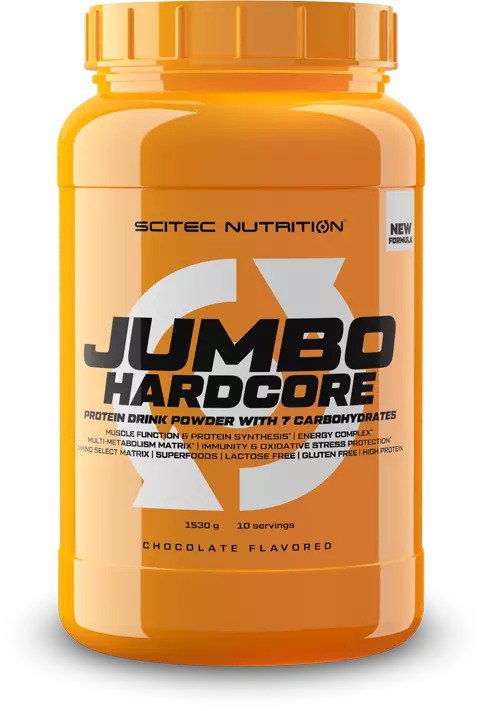 SciTec Jumbo Hardcore, Chocolate - 1530g