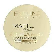 Eveline Matt My Day Loose Powder Sypki Bananowy Puder do Twarzy Banana 1 Sztuka