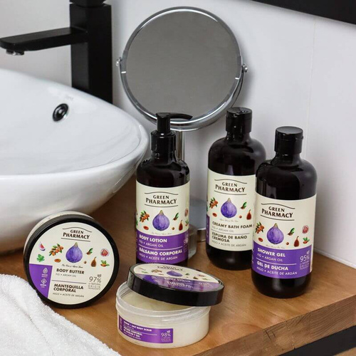 Green Pharmacy Fig and Argan Oil Body Lotion 400ml