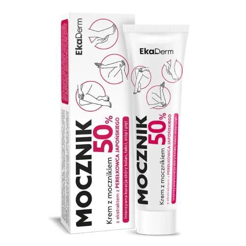 EkaMedica EkaDerm Krem z Mocznikiem 50% i Ekstraktem z Perełkowca Japońskiego 30ml