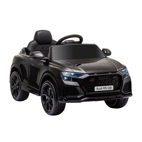 HOMCOM Licensed Audi RS Q8 Electric Ride On Car, with Remote Control, Black