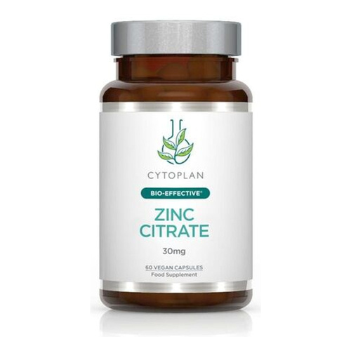 Cytoplan Zinc Citrate, 30mg - 60 vcaps