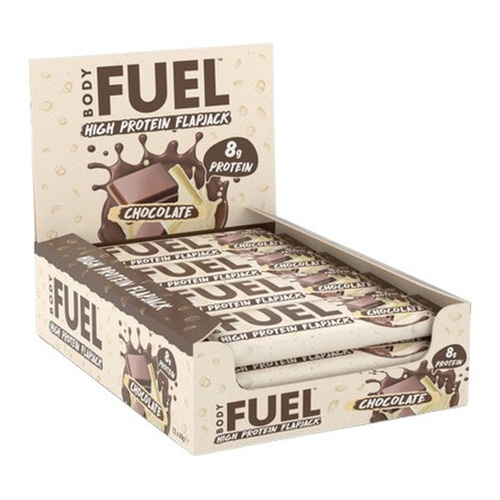 Applied Nutrition Bodyfuel Flapjack Chocolate High Protein Snack For Sustained Energy 12 x 40g