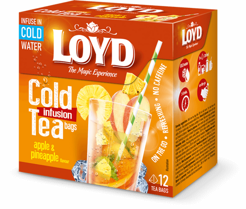 Loyd The Magic Experience Cold Infusion Tea with Apple and Pineapple Flavour 12x 2.5g