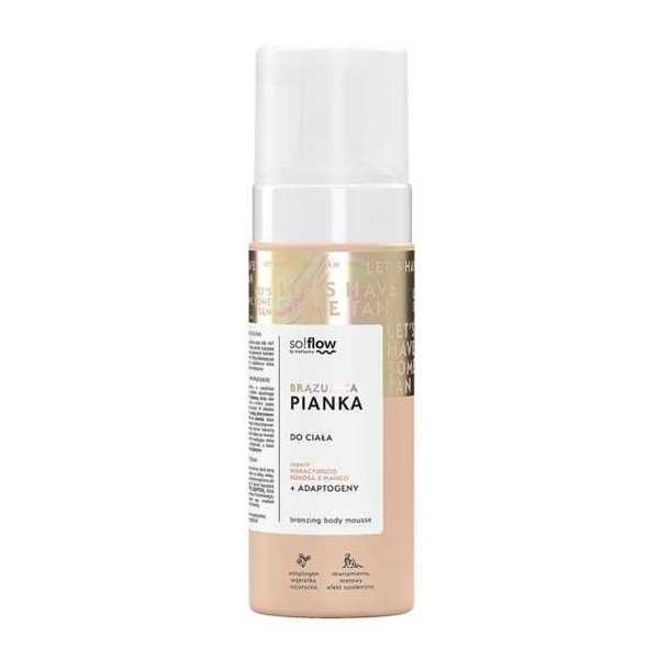 So!Flow Natural Bronzing Body Foam with Adaptogens 170ml Best Before 27.11.25