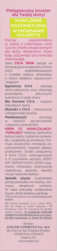 Eveline Cica Skin Krem CC Nawilżająco-Tonujący 30ml