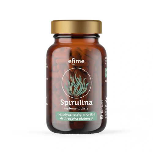 EkaMedica Efime Spirulina Egzotyczne Algi Morskie 60 Kapsułek Best Before 13.10.26