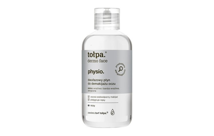 Tołpa Dermo Face Physio Nawilżający Dwufazowy Płyn do Demakijażu Oczu 150ml