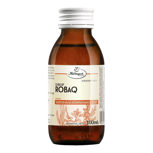 Herbapol Syrop Robaq Wspiera Równowagę Jelit 100ml