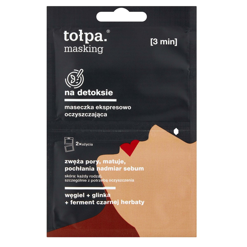 Tolpa Masking On Detox Maska Oczyszczająco-Detoksykująca 2x5ml