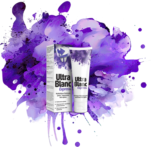 UltraBlanc Express Whitening Purple Toothpaste for Yellow Teeth 75ml