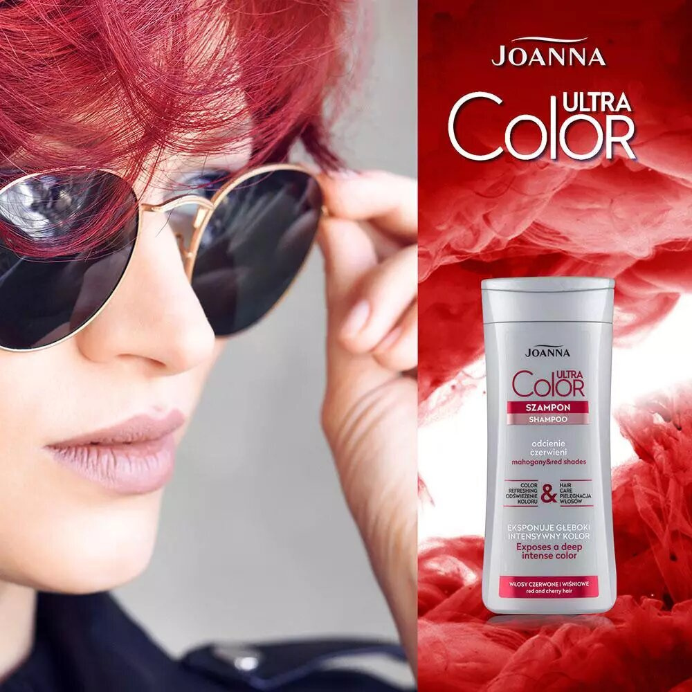 Joanna System Ultra Shampoo for Red Red-ish and Chestnut Hair 200ml