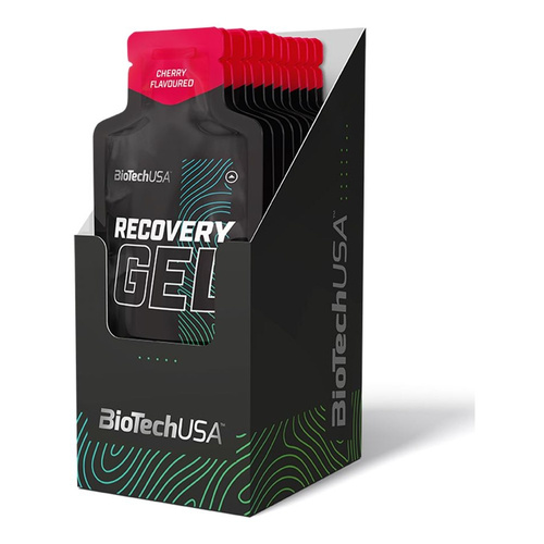 BioTechUSA Recovery Gel Żel węglowodanowo-aminokwasowy, Wiśnia 12 x 40g
