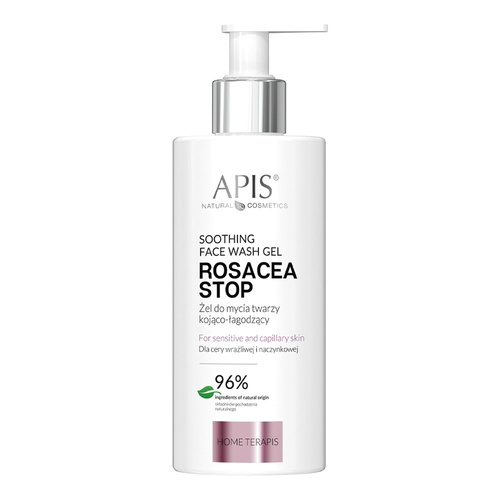 Apis Rosacea Stop Kojąco-Łagodzący Żel do Mycia Twarzy dla Skóry Naczynkowej i Wrażliwej 300ml