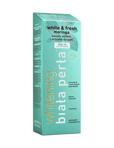 Biała Perła White & Fresh Moringa Herbal Toothpaste Fresh Breath and Gum Protection 75ml