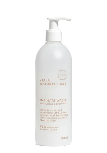 Ziaja Natural Care Wegański Delikatny Żel do Okolic Intymnych dla Każdego Rodzaju Skóry 400ml
