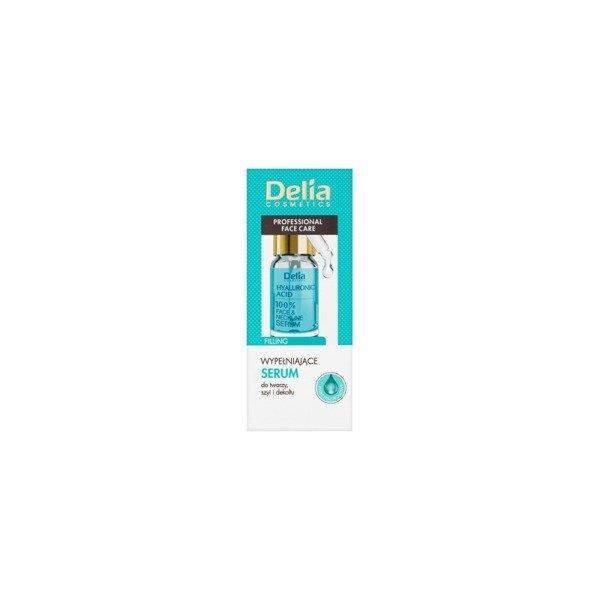 Delia Cosmetics Serum Wypełniające Do Twarzy Szyi I Dekoltu Kwas Hialuronowy 10ml
