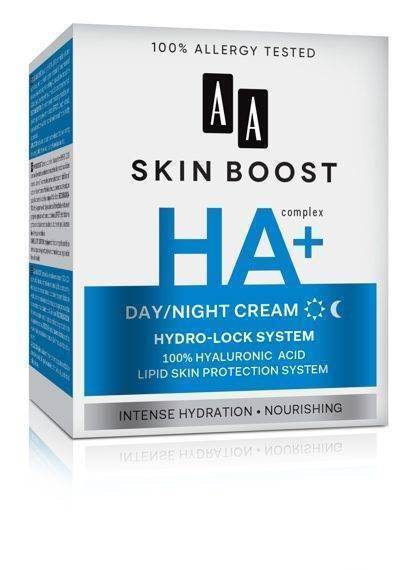 AA Skin Boost HA+ Complex Nawilżająco-Odżywczy Krem na Dzień i Noc 50ml