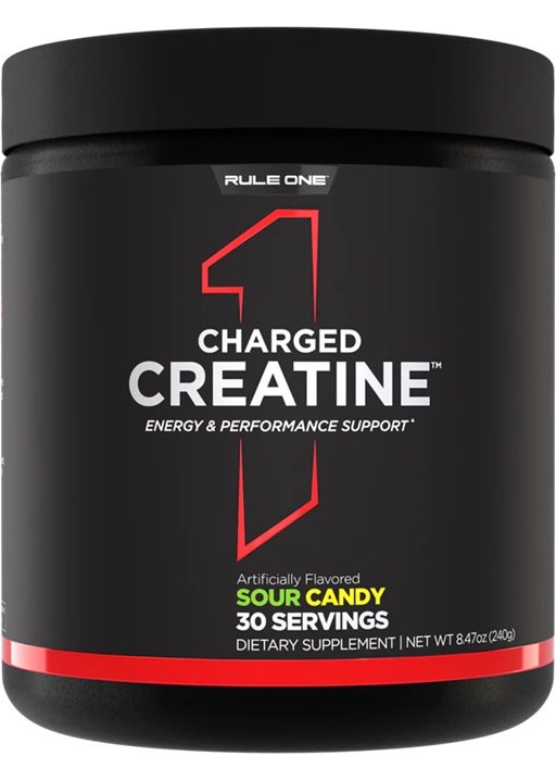 Rule One Charged Creatine, Sour Candy - 240g