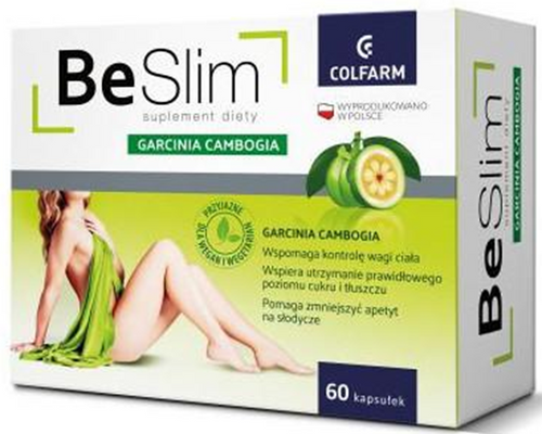 Be Slim Garcinia Cambogia Weight Control and Appetite Support 60 Capsules