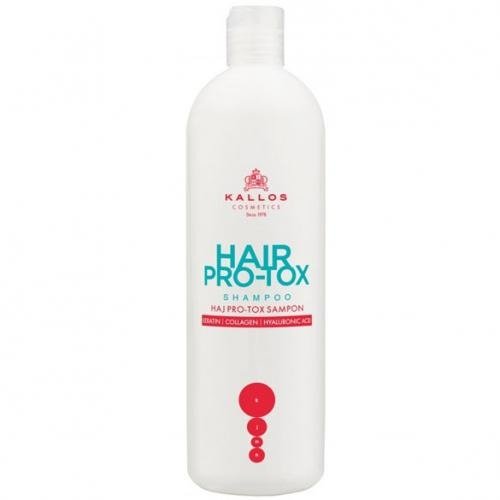 Kallos Hair Pro-Tox Szampon do Włosów z Keratyną Kolagenem i Kwasem Hialuronowym 500ml