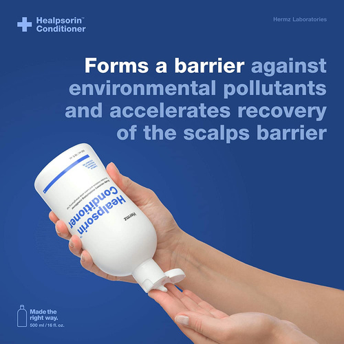 Hermz Healpsorin Hair Conditioner for Scalp with Psoriasis and Dandruff 500ml