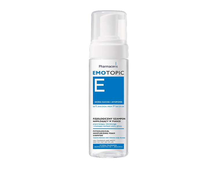 Pharmaceris Emotopic Physiological Moisturising Foam Shampoo for Dry and Sensitive Scalp 200ml