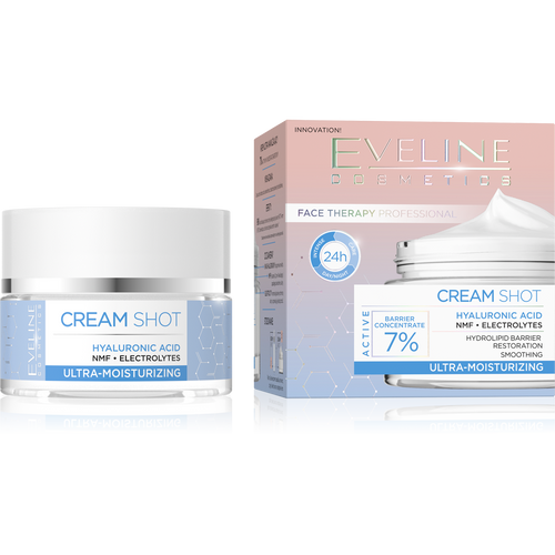 Eveline Cream Shot Ultra Nawilżający Krem do Skóry Suchej i Bardzo Suchej 50ml