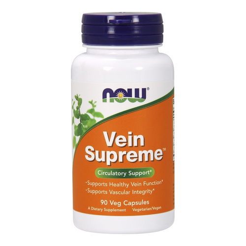 Now Foods Vein Supreme Wspiera Zdrowie Naczyń Krwionośnych 90 Kapsułek