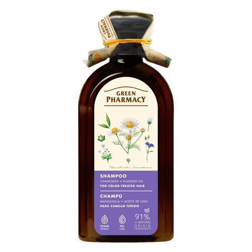 Green Pharmacy Natural Shampoo for Damaged Hair with Chamomile Extract 350ml
