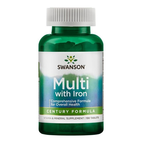 Swanson Multi with Iron Century Formula 130 Tablets