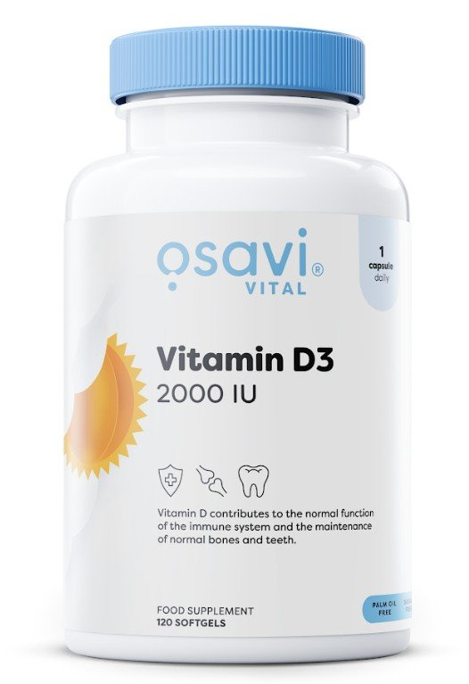 Osavi Vitamin D3 2000 IU 120 softgels
